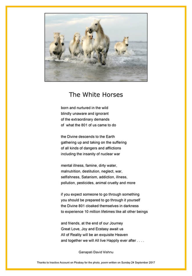 white horse poem
